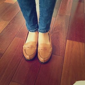 Aldo - tan loafers size 8